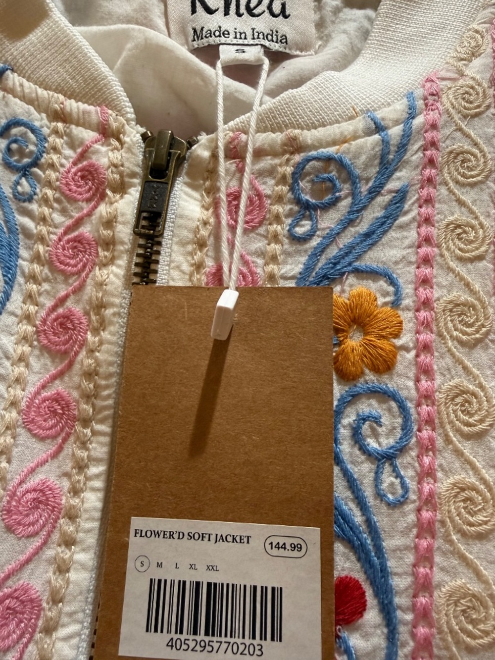 Floral Embroidered Rhea Jacket - Picture 5 of 6